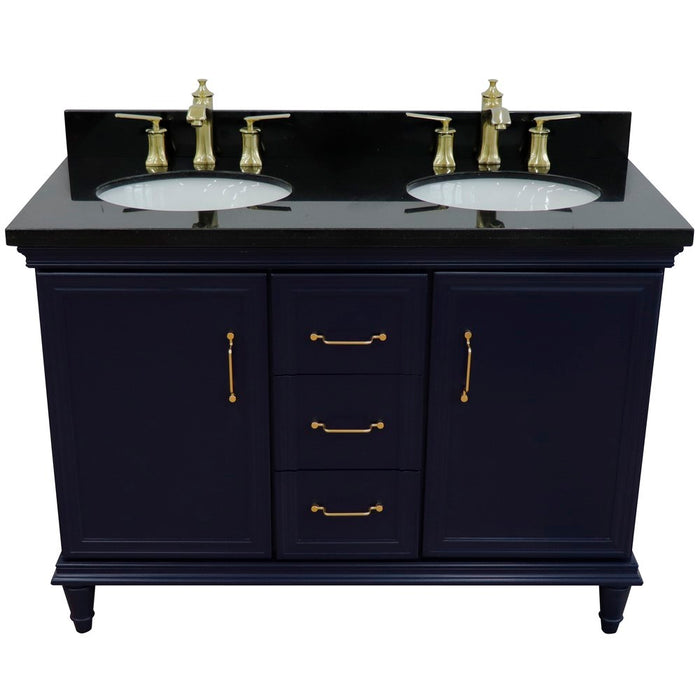 Forli 49" Blue Double Bathroom Vanity (400800-49D-BU)