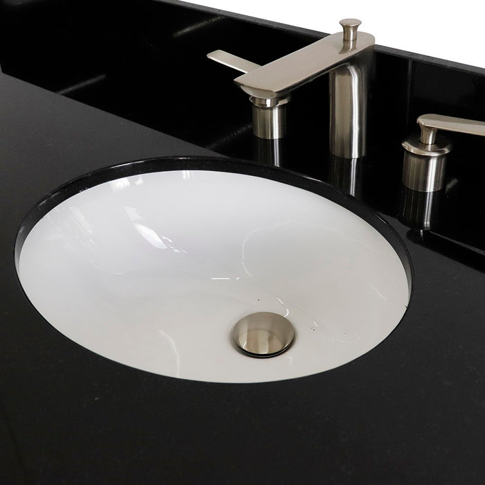Terni 61" Dark Gray Single Bathroom Vanity Set (400700-61S-DG)