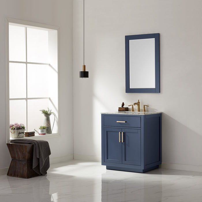 Ivy 30" Royal Blue Single Bathroom Vanity Set (531030-RB-CA)