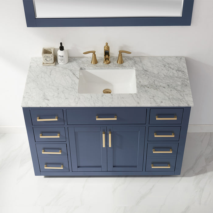 Ivy 48" Royal Blue Single Bathroom Vanity Set (531048-RB-CA)