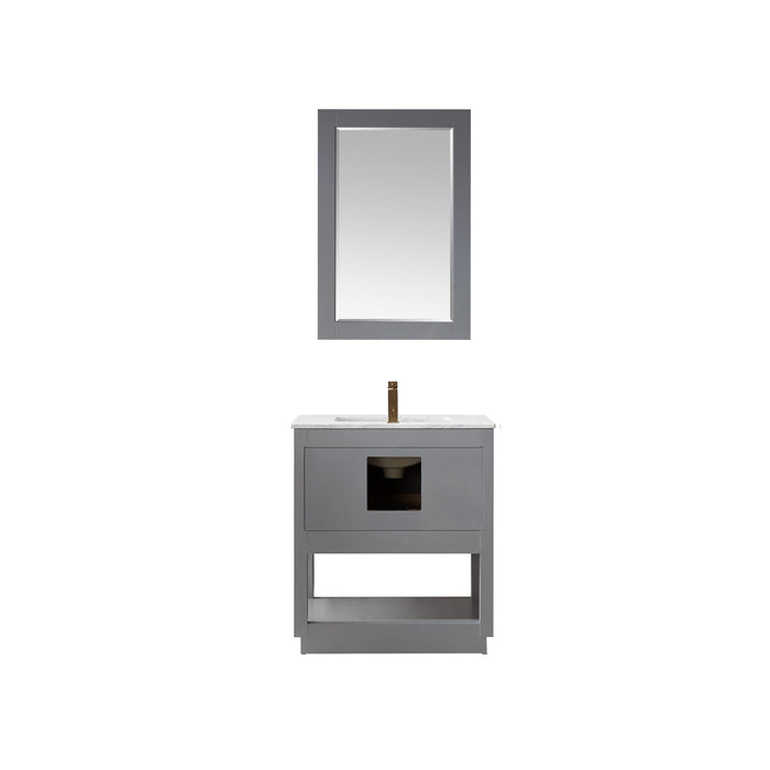 Remi 30" Gray Single Bathroom Vanity Set (532030-GR-CA)