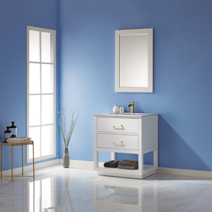Remi 30" White Single Bathroom Vanity Set (532030-WH-CA)