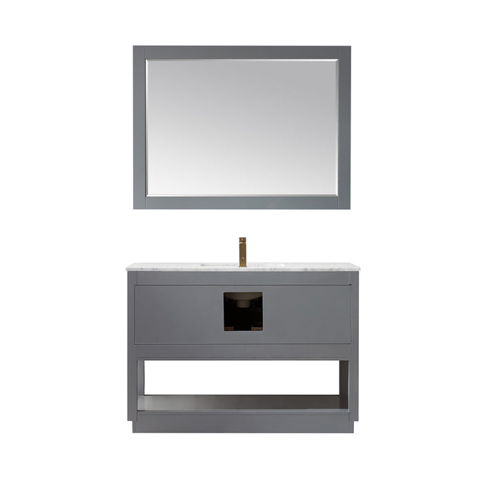Remi 48" Gray Single Bathroom Vanity Set (532048-GR-CA)