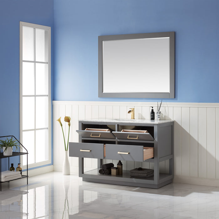 Remi 48" Gray Single Bathroom Vanity Set (532048-GR-CA)