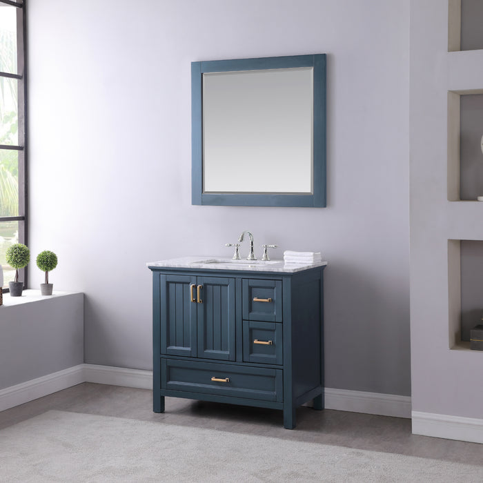 Isla 36" Classic Blue Single Bathroom Vanity Set (538036-CB-CA)