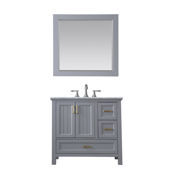Isla 36" Gray Single Bathroom Vanity Set (538036-GR-CA)