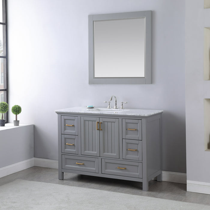 Isla 48" Gray Single Bathroom Vanity Set (538048-GR-CA)