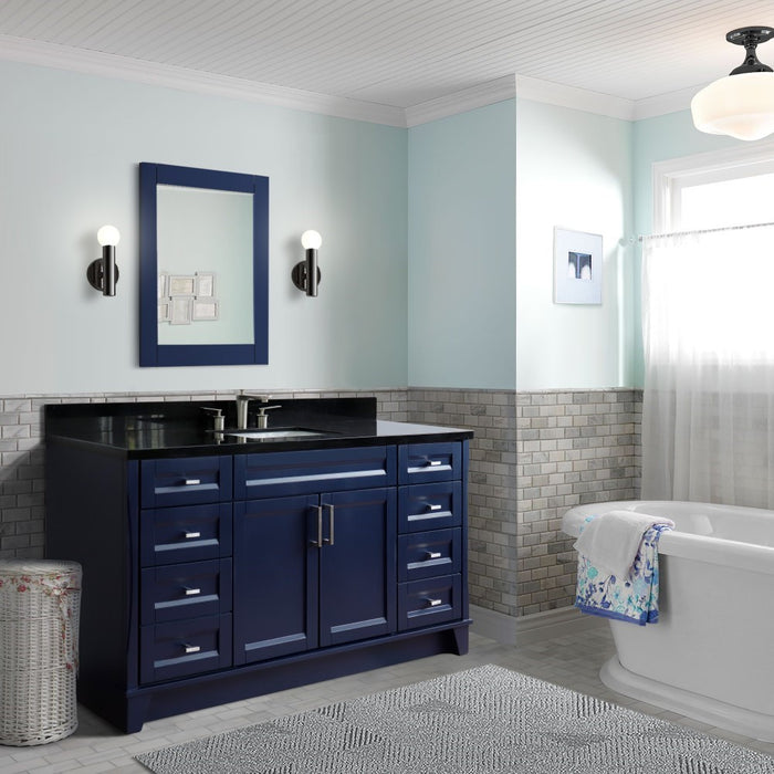 Terni 61" Blue Single Bathroom Vanity Set (400700-61S-BU)