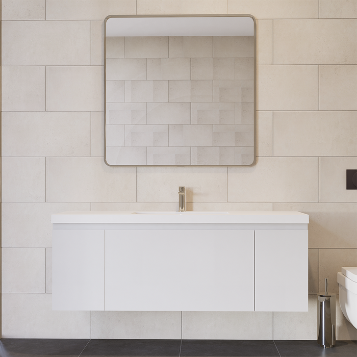 PRATO 60" | Wall Hung Single Bathroom Vanity Set