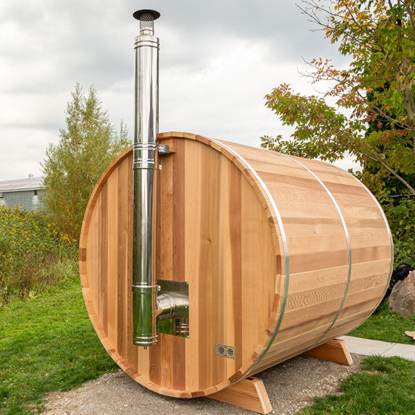 Chimney & Heat Shield Set For Barrel, POD & Luna Saunas