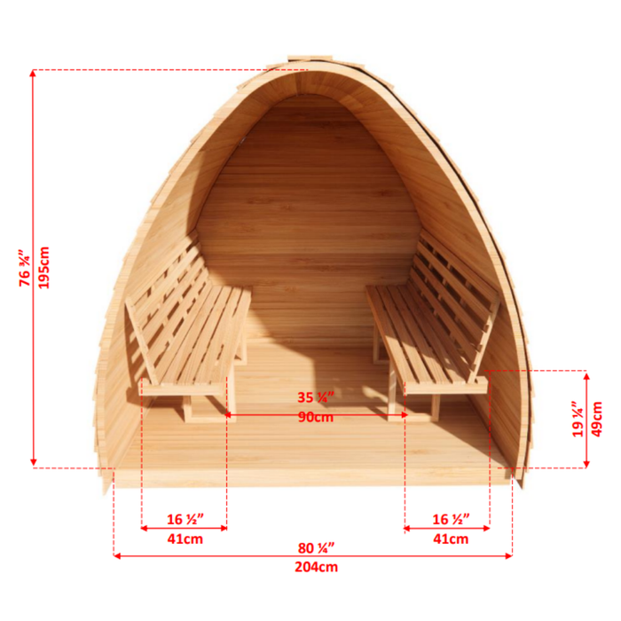 Dundalk CT MiniPOD Sauna | CTC77ME