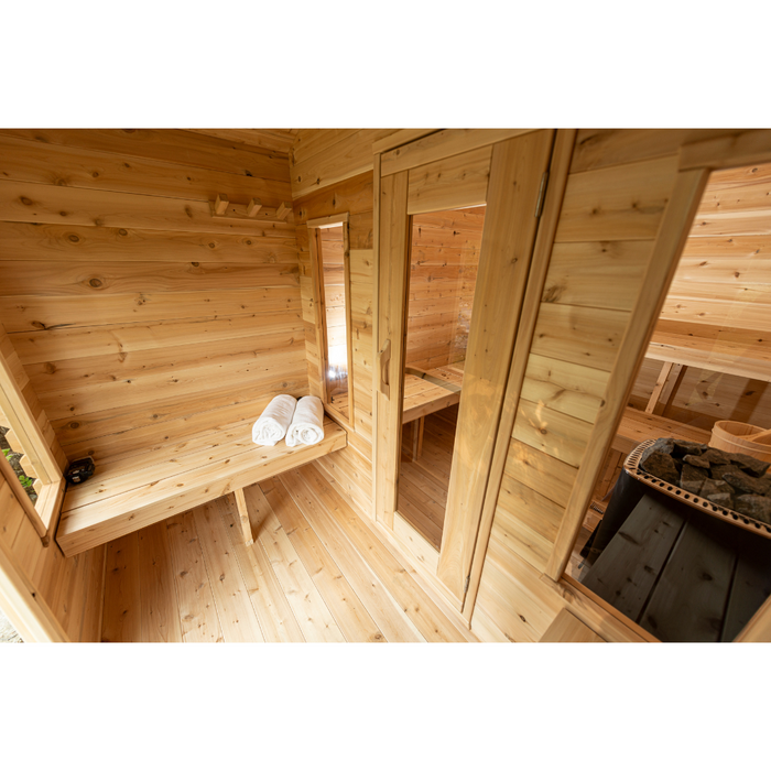 Dundalk CT Georgian Cabin Sauna with Changeroom | CTC88CE