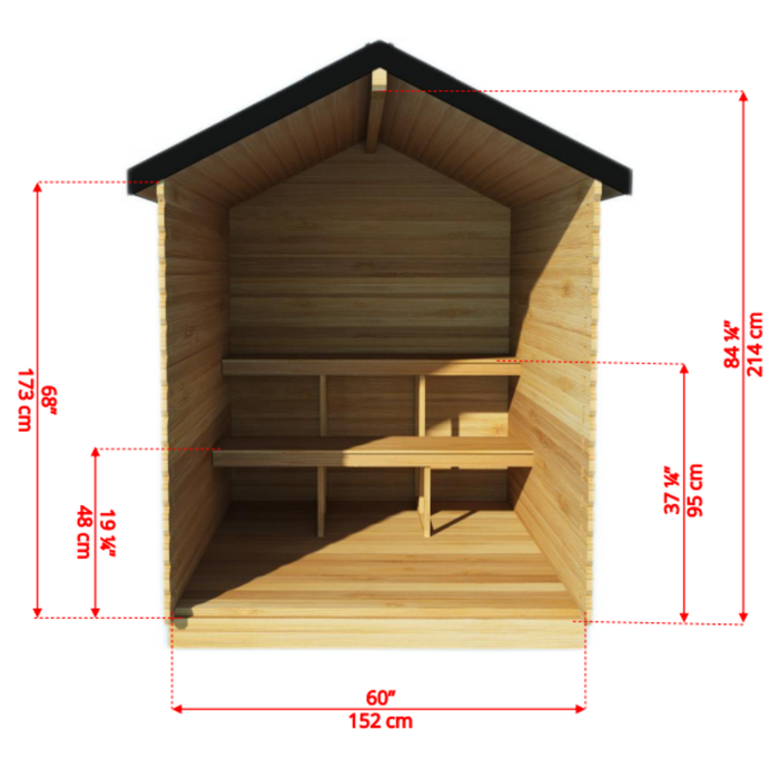 Dundalk CT Granby Cabin Sauna | CTC66E