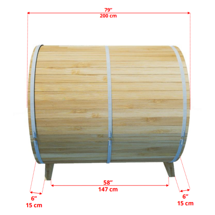 Dundalk CT Harmony Barrel Sauna | CTC22E