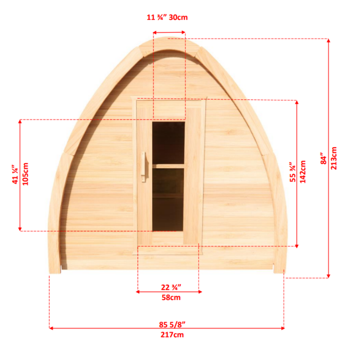 Dundalk CT MiniPOD Sauna | CTC77ME