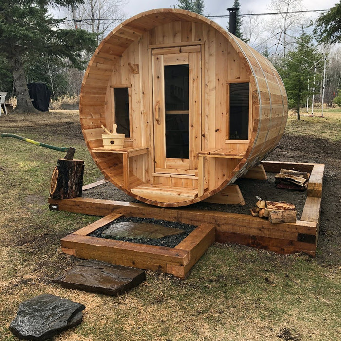 Dundalk CT Tranquility Barrel Sauna | CTC2345E