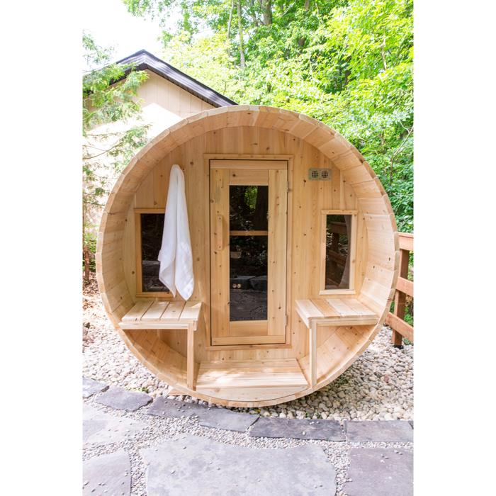 Dundalk CT Tranquility Barrel Sauna | CTC2345E