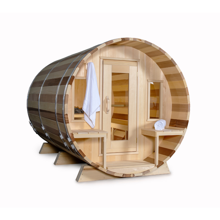 Dundalk CT Tranquility Barrel Sauna | CTC2345W