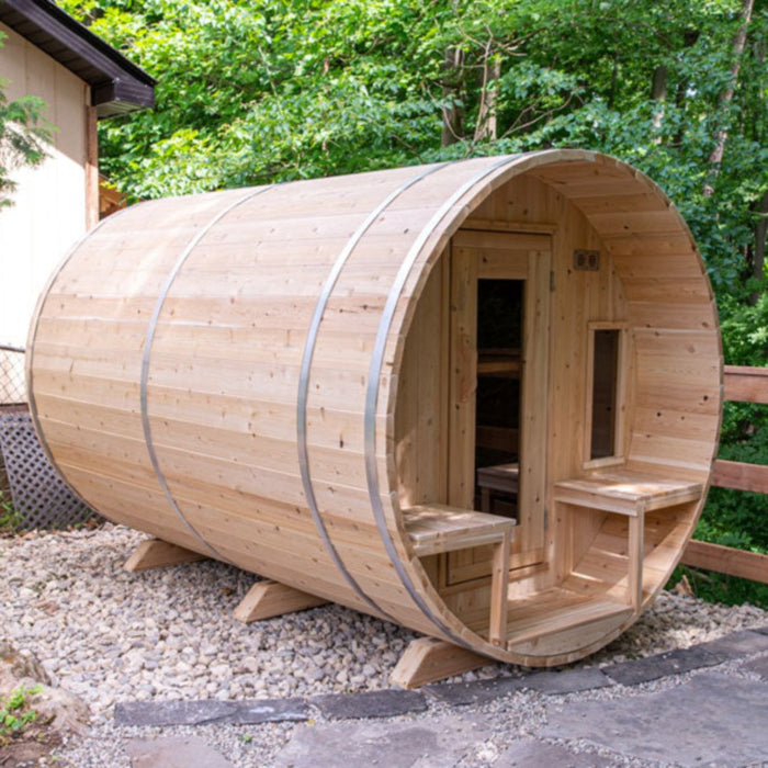 Dundalk CT Tranquility Barrel Sauna | CTC2345W