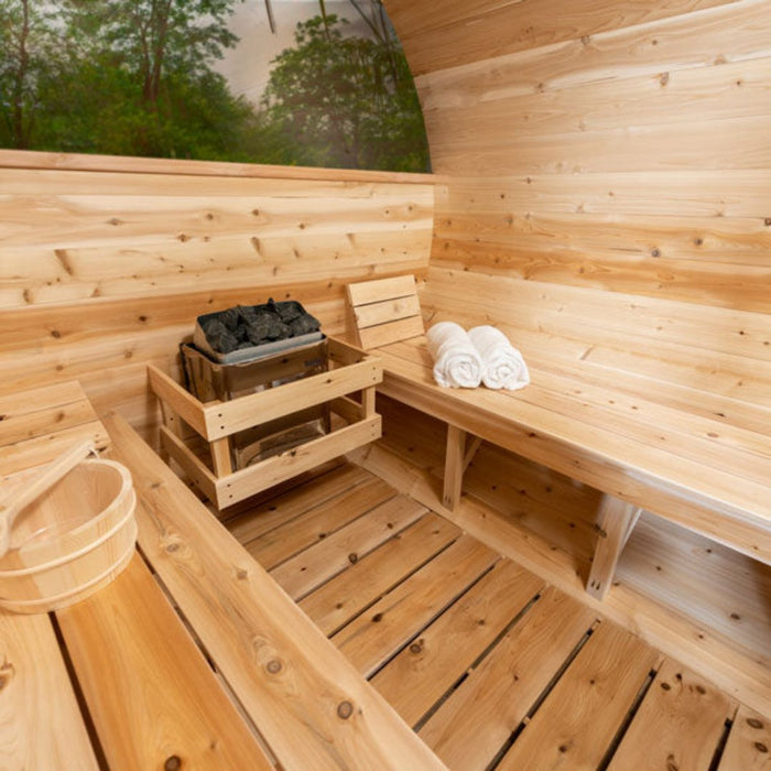 Dundalk CT Tranquility MP Barrel Sauna | CTC2345MPW