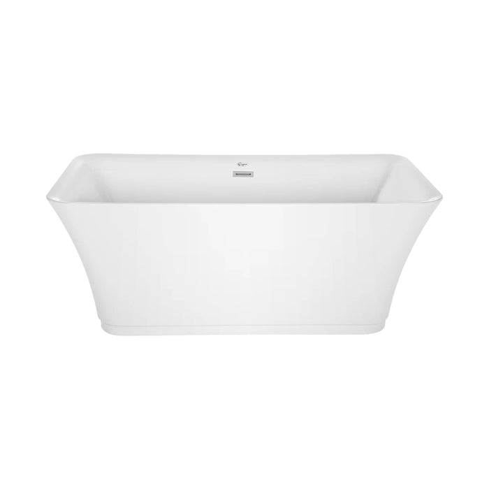 Empava 59" Freestanding Soaking Tub with Center Drain | EMPV-59FT1511