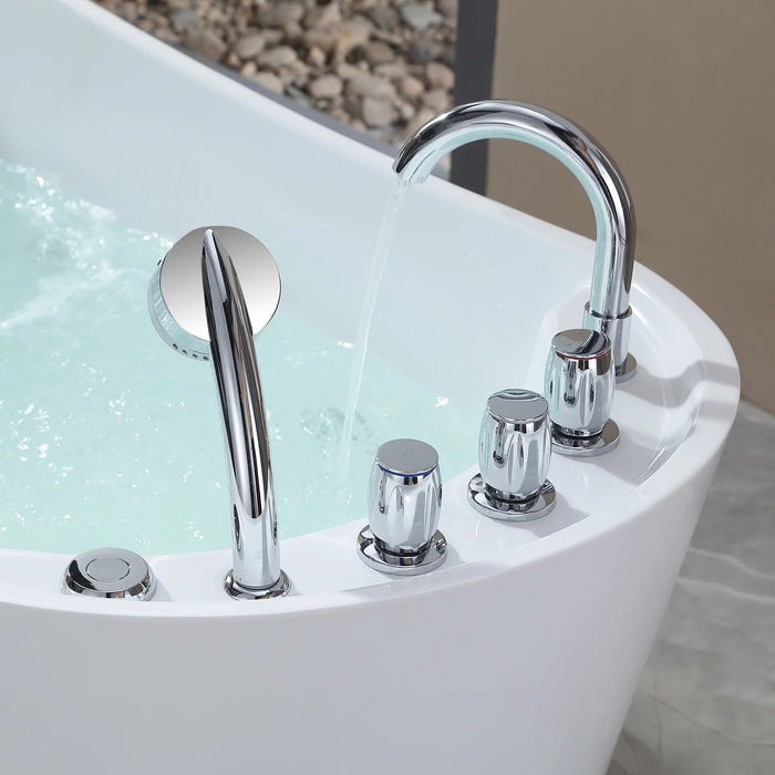 Empava 67" Freestanding Whirlpool Bathtub (EMPV-67AIS09)