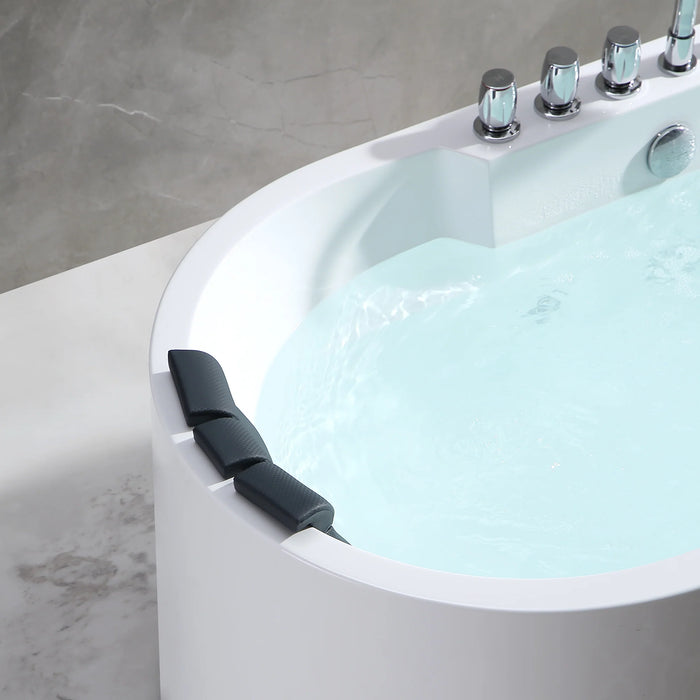 Empava 67" Freestanding Whirlpool Bathtub (EMPV-67AIS17)