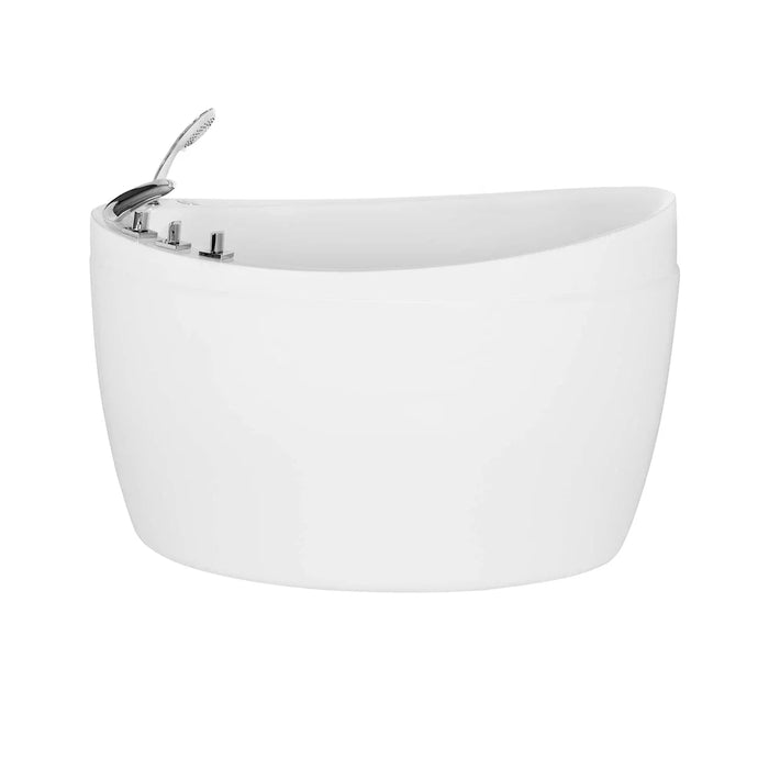 Empava 59" Freestanding Japanese Air Massage Tub with Reversible Drain | EMPV-59JT011