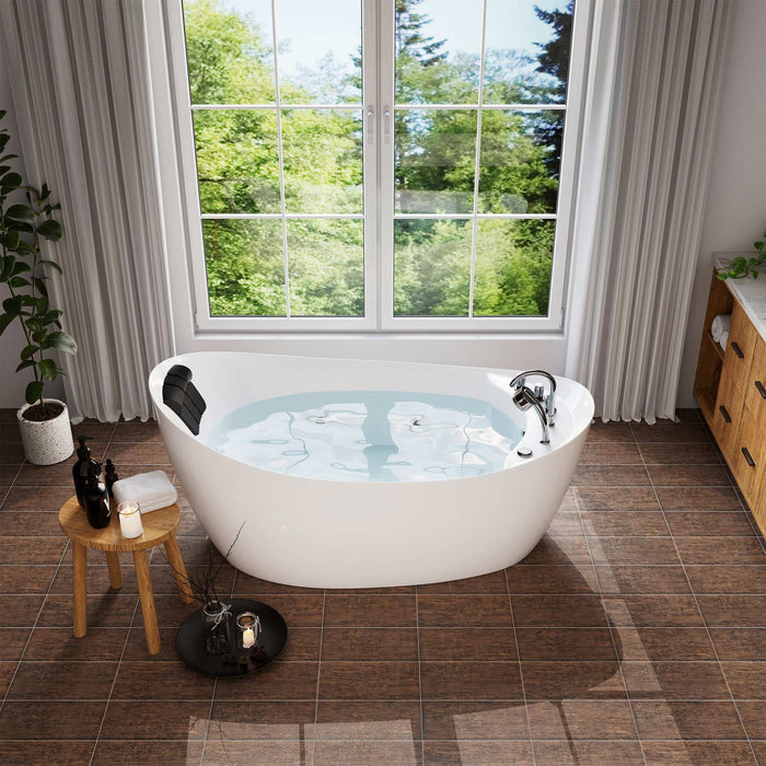 Empava 67" Freestanding Whirlpool Bathtub (EMPV-67AIS02)