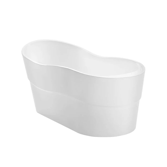 Empava 67" Freestanding Soaking Tub with Left Drain | EMPV-67FT1527