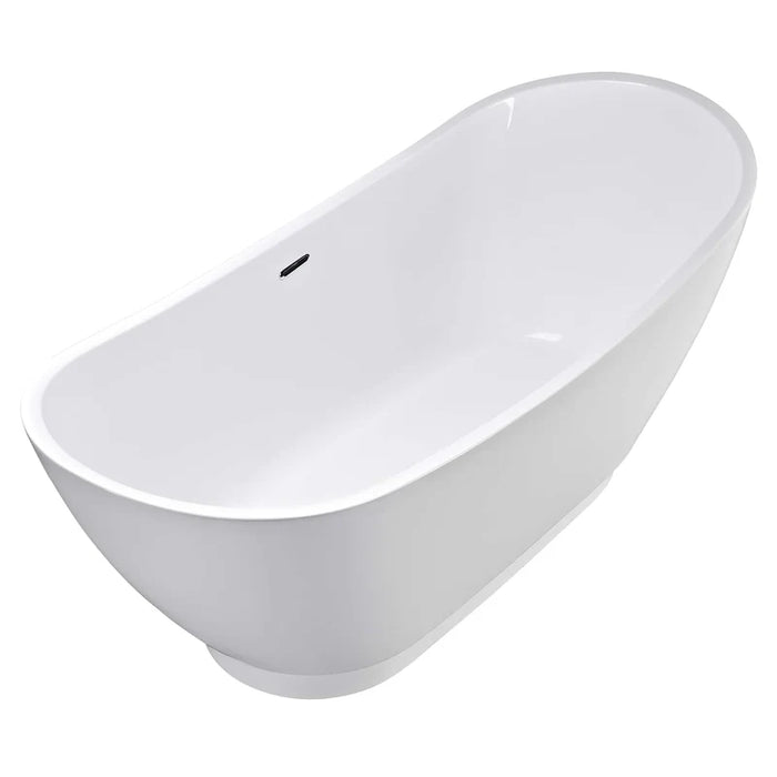 Empava 69" Freestanding Soaking Tub with Center Drain | EMPV-69FT1603