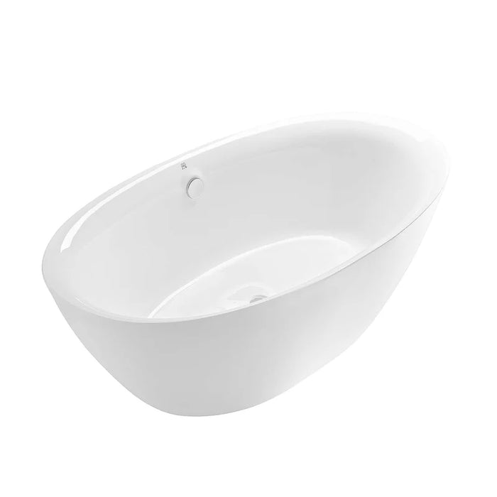 Empava 71" Freestanding Soaking Tub with Center Drain | EMPV-71FT1503