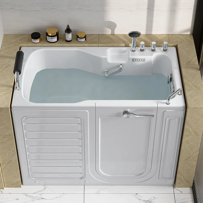 Empava 54" Alcove Soaking Walk-in Tub with Right Drain | EMPV-54WIT09