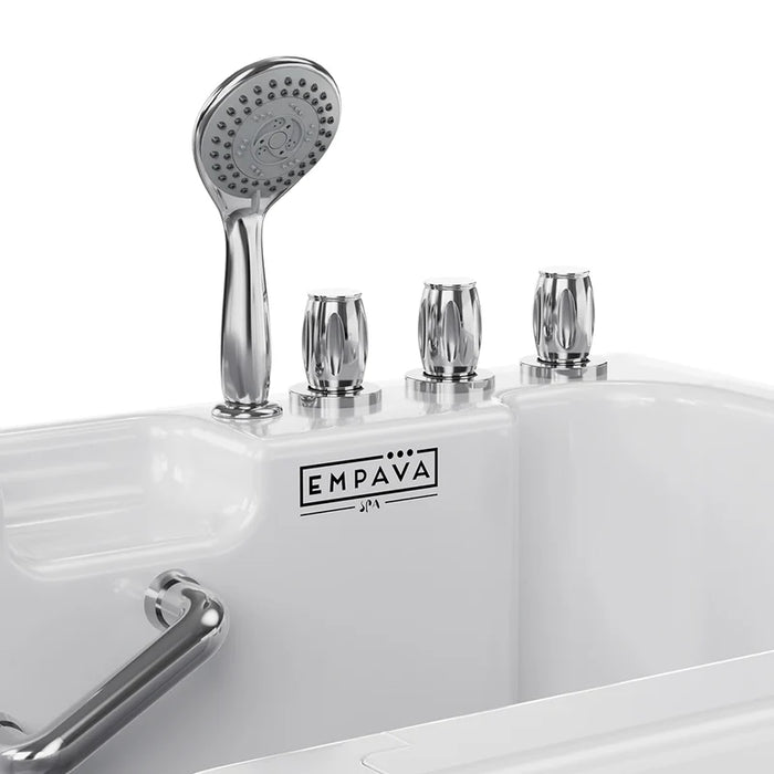 Empava 54" Alcove Soaking Walk-in Tub with Right Drain | EMPV-54WIT09