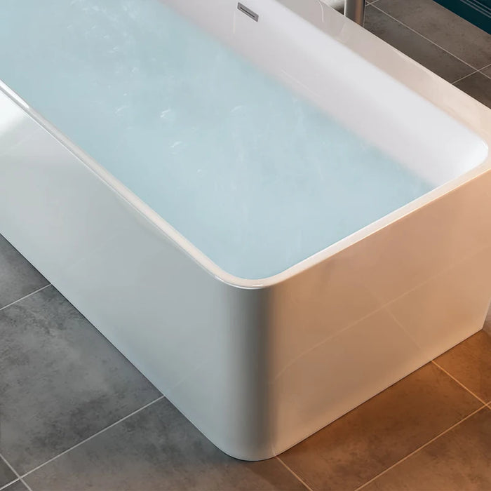 Empava 67" Freestanding Soaking Tub with Center Drain | EMPV-67FT1516