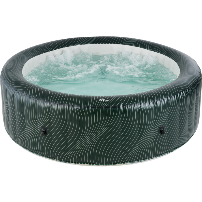 MSPA COMFORT METEOR 6 Person Round Bubble Spa Hot Tub with LED Light Strip (C-ME062)