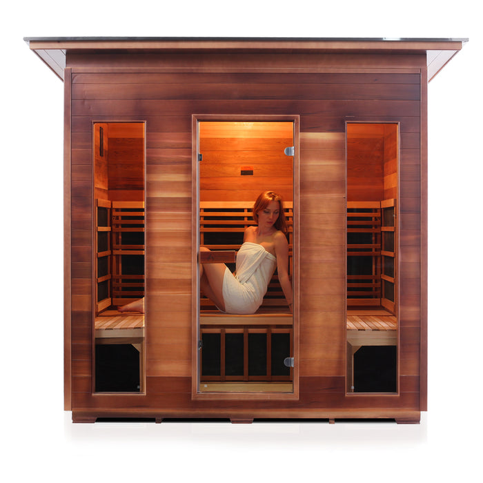 RUSTIC | 5 Person Infrared Sauna (Outdoor)