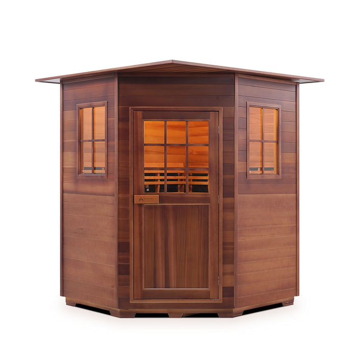 SAPPHIRE | 4 Person Corner Hybrid Sauna (Indoor)