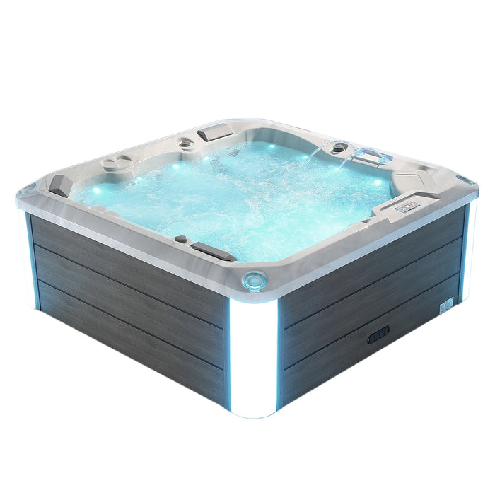 Empava 5 Person Freestanding Square Outdoor Hot Tub | EMPV-SPA3528