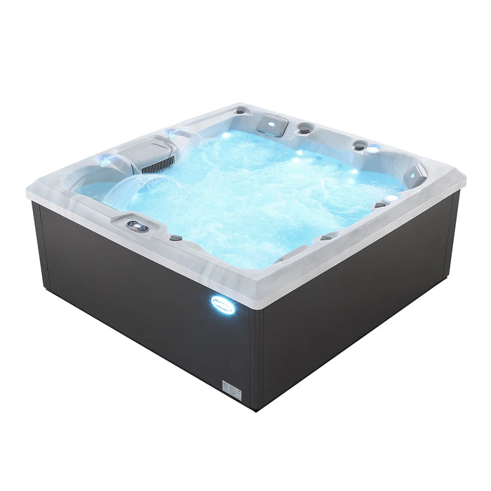 Empava 6 Person Freestanding Square Outdoor Hot Tub (EMPV-SPA3550)