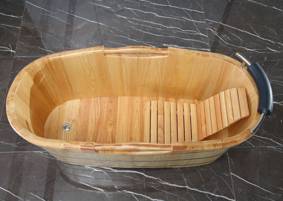 ALFI AB1163 | 61" Freestanding Wooden Bathtub