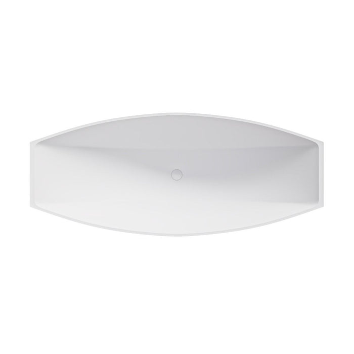 ALFI AB9991 | 71"  White Matte Freestanding Hammock Style Bathtub