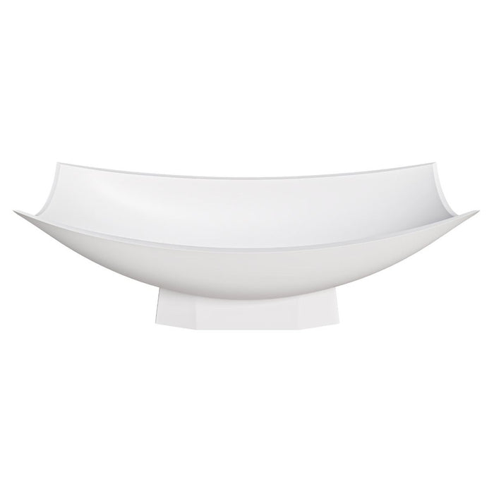 ALFI AB9992 | 71" White Matte Freestanding Hammock Style Bathtub