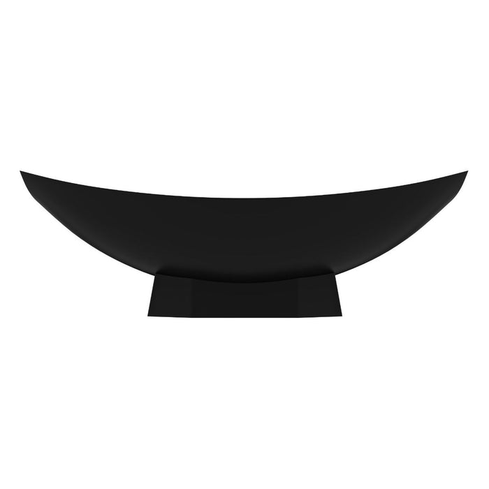 ALFI AB9992BM | 71" Black Matte Freestanding Hammock Style Bathtub