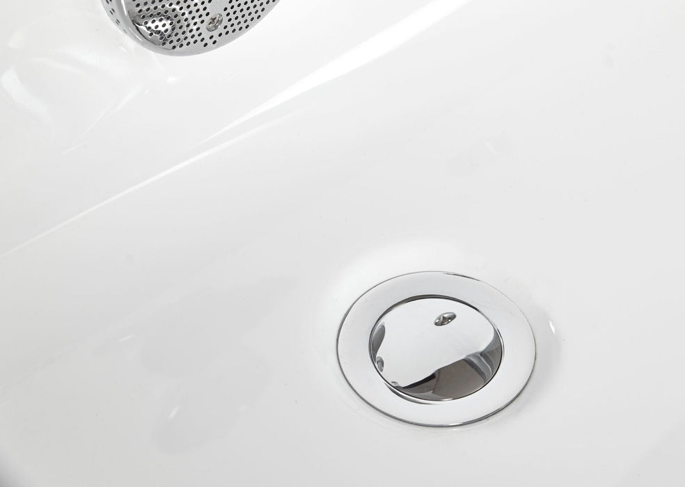 EAGO AM152ETL-6 | 6 ft Clear Rectangular Acrylic Whirlpool Bathtub