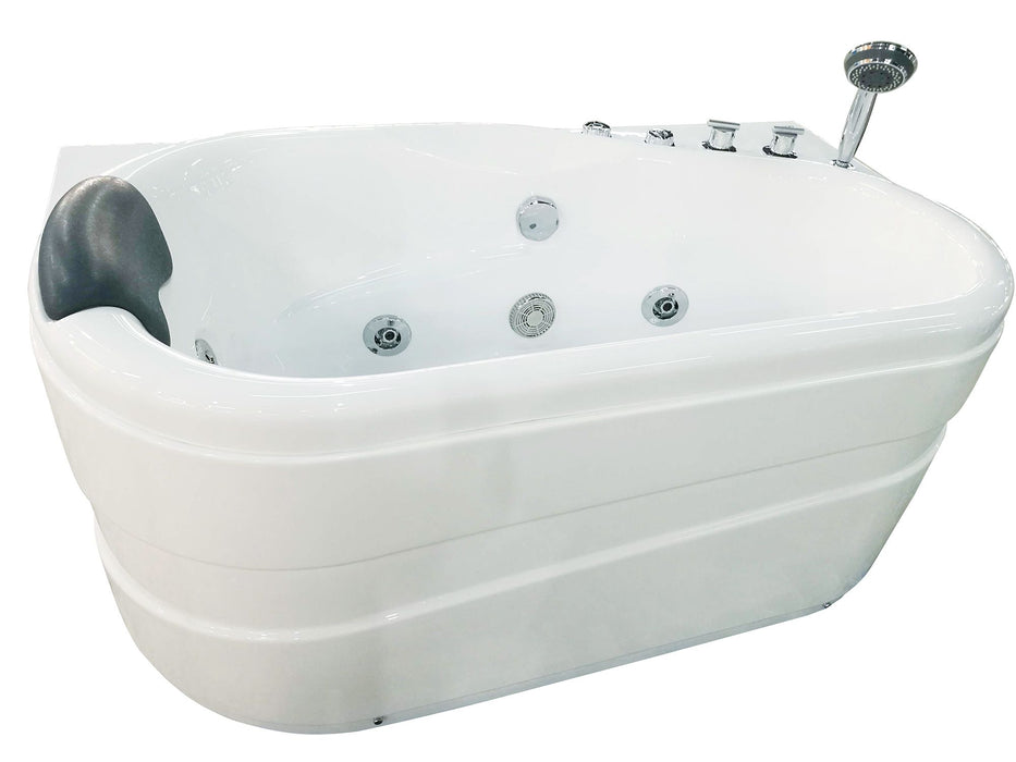EAGO AM175-R | 60" Left Drain Whirlpool Bathtub