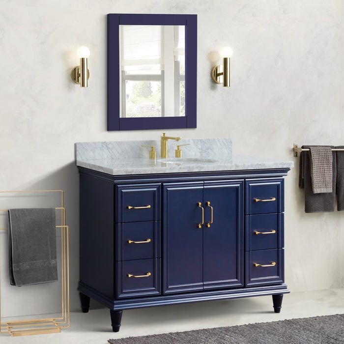 Forli 49" Blue Single Bathroom Vanity (400800-49S-BU)