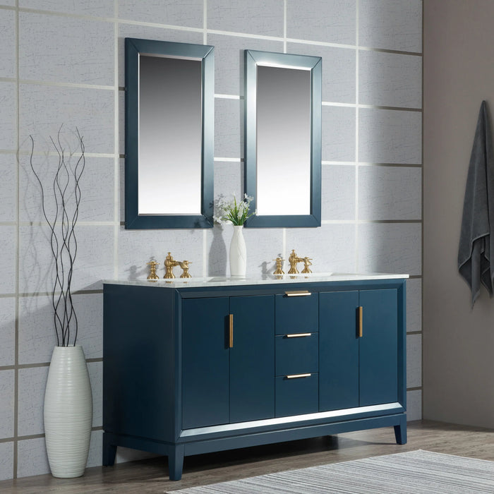 ELIZABETH 60" | Double Bathroom Vanity Set