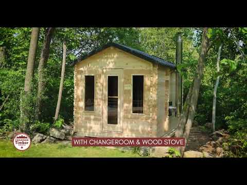 Dundalk CT Georgian Cabin Sauna with Changeroom | CTC88CW