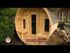 Dundalk CT Tranquility Barrel Sauna | CTC2345W